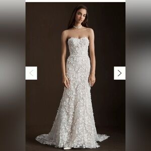 Willowby by Watters Cecilia Convertible-Sleeve Corset Lace Wedding Gown NWT